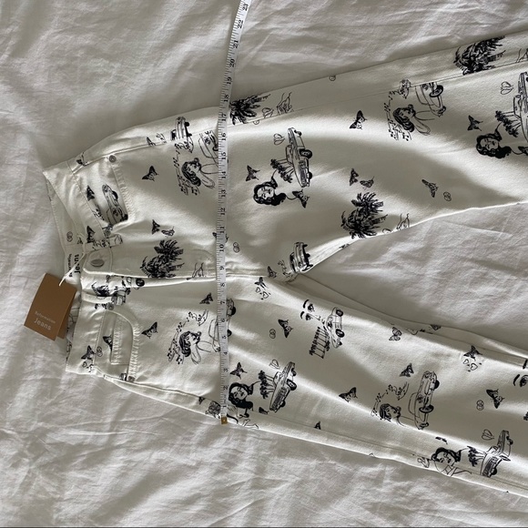 New Reformation Joyride High Rise Straight Jeans Size 24 - Picture 10 of 14